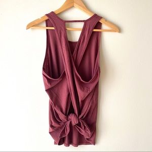 Athleta Wrap Tank Dusty Rose size Sm